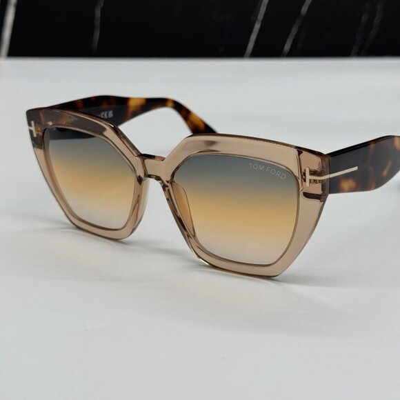 NEW TOM FORD TF939 45B WOMEN SQUARE SUNGLASSES TOM FORD PHOEBE FT0939/S 45B